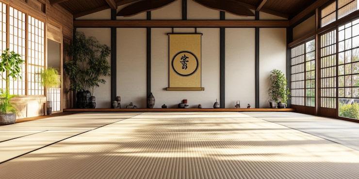 Dojo traditionnel japonais
